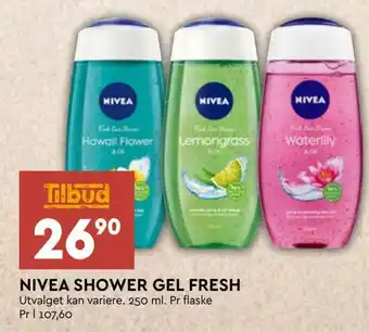 Coop Mega Nivea shower gel fresh tilbud