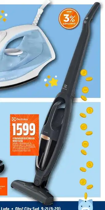 Coop Obs Støvsuger electrolux wq61-42gg tilbud