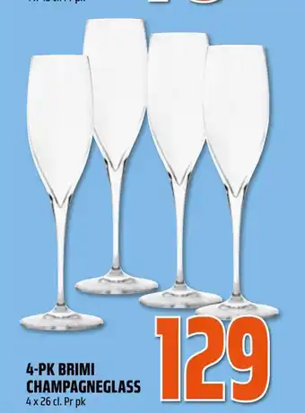 Coop Obs 4-pk brimi champagneglass tilbud