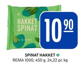 Rema 1000 Spinat hakket tilbud