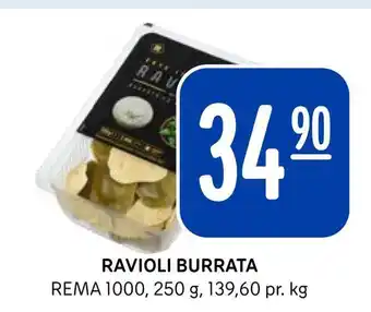Rema 1000 Ravioli burrata tilbud