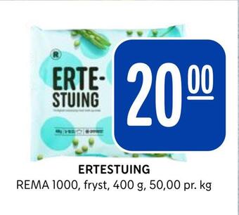 Rema 1000 Ertestuing tilbud