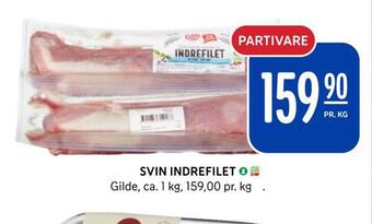 Svin indrefilet