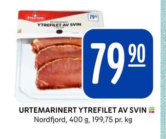 Rema 1000 Urtemarinert ytrefilet av svin tilbud