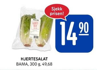 Rema 1000 Hjertesalat tilbud