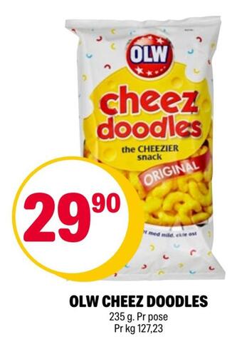 Coop Extra Olw cheez doodles tilbud