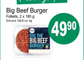 Joker Big beef burger tilbud