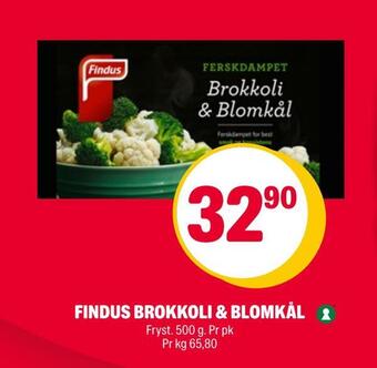 Coop Extra Findus brokkoli & blomkål tilbud