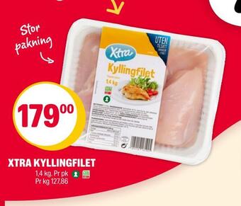 Coop Extra Xtra kyllingfilet tilbud