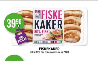 Kiwi Fiskemannen fiskekaker tilbud