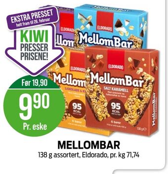 Kiwi Eldorado müslibar tilbud