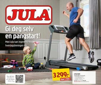 Jula Tredemølle 0-12 km/h tilbud