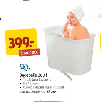 Jula Badebalje 200 l tilbud