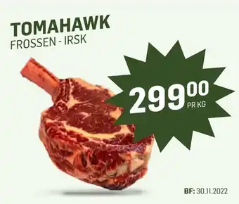 Holdbart Tomahawk tilbud