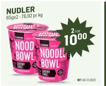 Holdbart Nudler tilbud