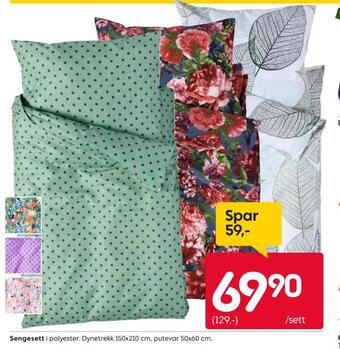 Rusta Sengesett tilbud