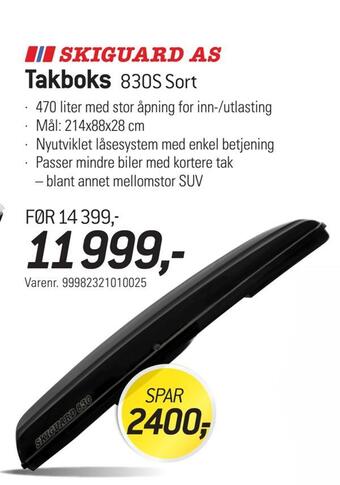 Thansen Takboks tilbud