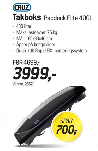 Thansen Takboks tilbud