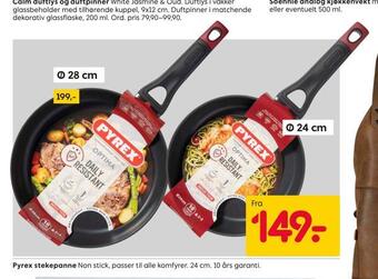 Rusta Pyrex stekepanne tilbud