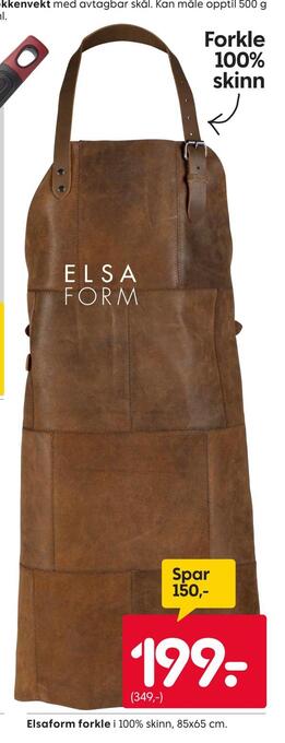 Rusta Elsaform forkle tilbud
