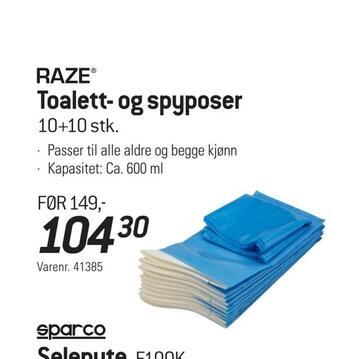 Thansen Toalett- og spyposer tilbud
