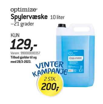 Thansen Spylervæske tilbud