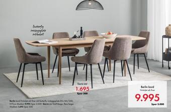 Fagmøbler Berlin bord tilbud