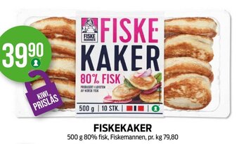 Kiwi Fiskekaker tilbud