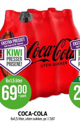 Kiwi Coca-Cola tilbud