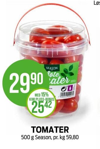 Kiwi Tomater tilbud