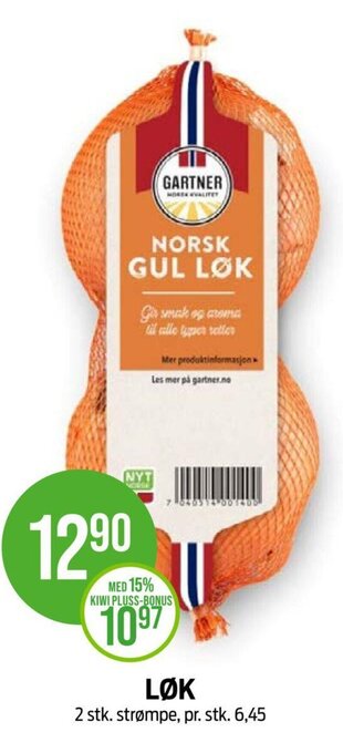 Kiwi Løk tilbud