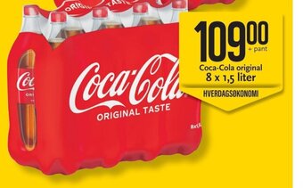 CC Mat Coca-Cola Original 8 x 1.5 Liter tilbud