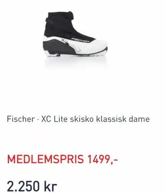 Intersport Fischer . XC Lite Skisko Klassisk Dame tilbud