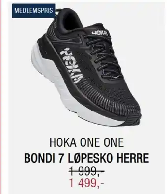 Sport 1 Bondi 7 Løpesko Herre tilbud