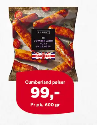 Iceland Cumberland Pølser tilbud