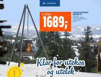 Coop Obs Espegard birkebeiner bålpanne 60 tilbud