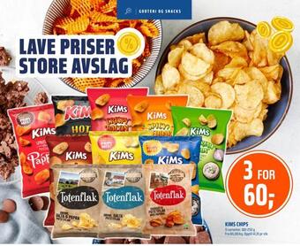 Coop Obs Kims chips tilbud