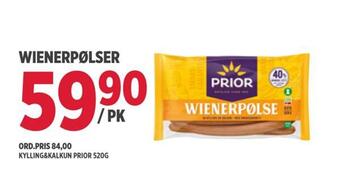 Jacobs Wienerpølser tilbud