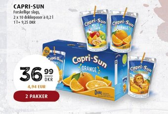 Scandinavian Park Capri-Sun tilbud