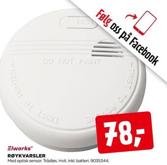 jem & fix Røykvarsler tilbud