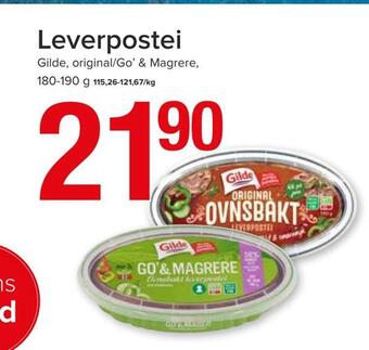 Spar Leverpostei tilbud