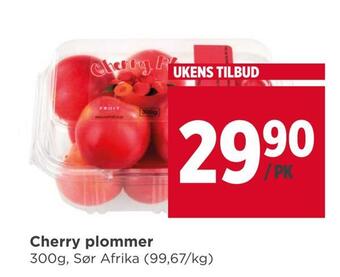 Meny Cherry plommer tilbud