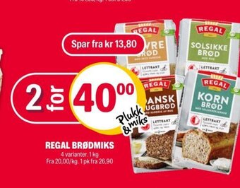 Coop Extra Regal Brødmiks tilbud