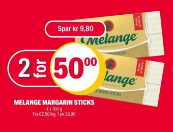 Coop Extra Melange Margarin Sticks tilbud