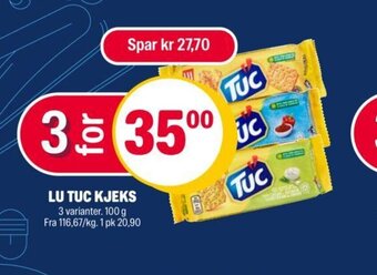 Coop Extra Lu tuc Kjeks tilbud