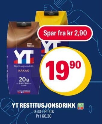 Coop Extra Yt Restitusjonsdrikk tilbud