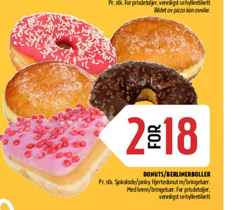 Coop Prix Donuts/ Berlinerboller tilbud