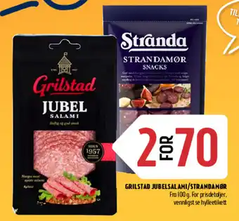 Coop Prix Grilstad Jubelsal Ami/Strandan tilbud