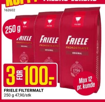 Europris Friele kaffe formalet tilbud
