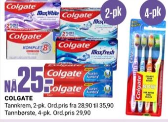 Europris Colgate tannkrem tilbud